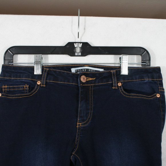 Noisy May Blue Cotton Blend Stretch Jeans SZ 8 EUC - Picture 2 of 12